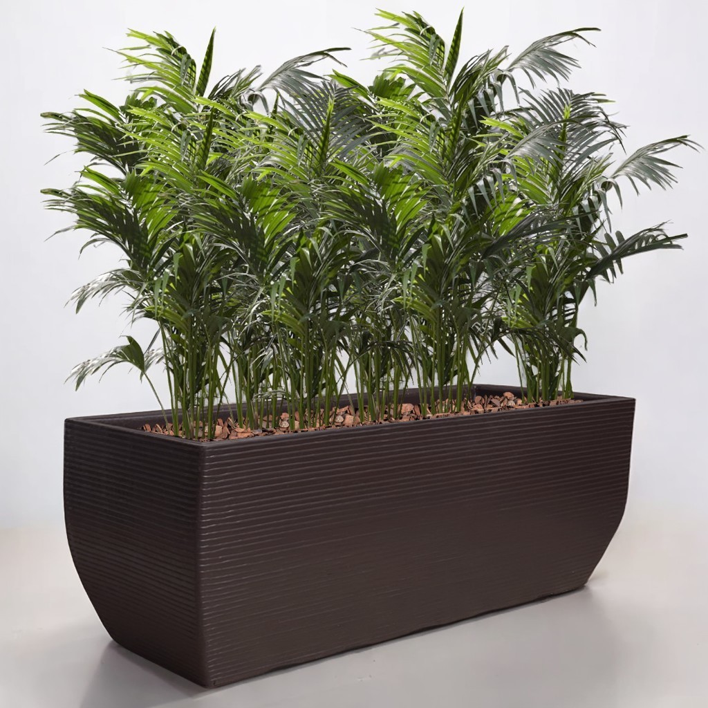 Vaso de Planta Jardineira 100x40 Floreira Retangular Grande Decorativa de Polietileno