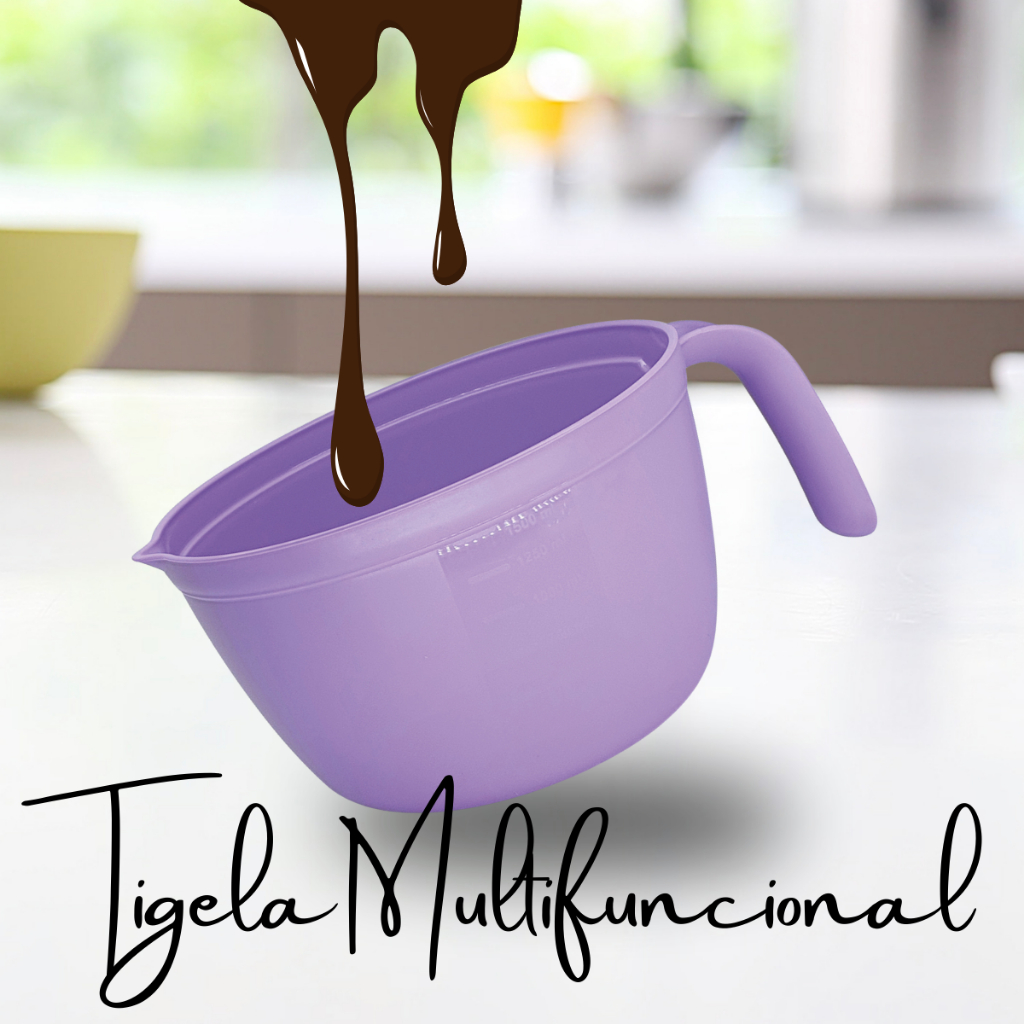 Tigela Lilas 1,5 litros Derretedora de Chocolate Panelinha Multiuso Multifuncional em Oferta na Shopee