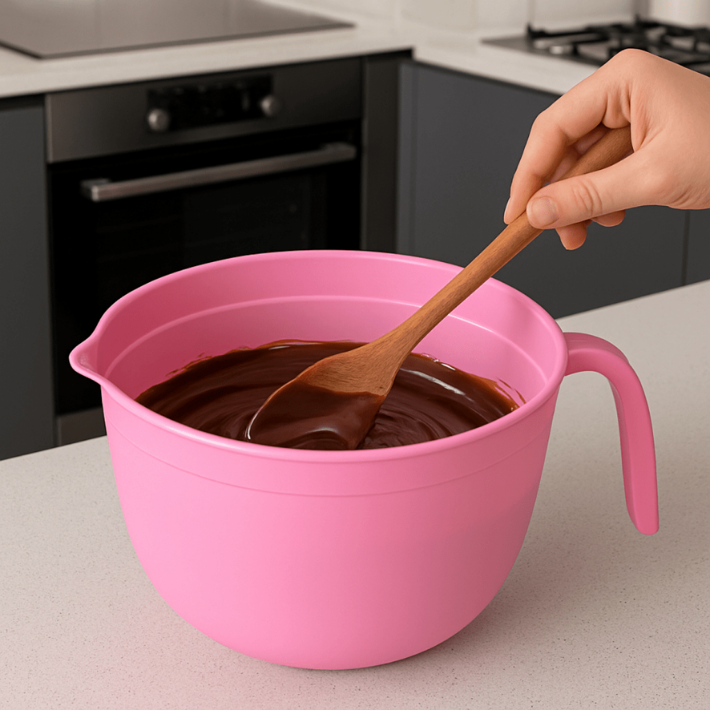 Tigela Derretedora de Chocolate 1,5 litros Rosa Multiuso - Pode utilizar em microondas, freezer e Lava-luça em Oferta na Shopee