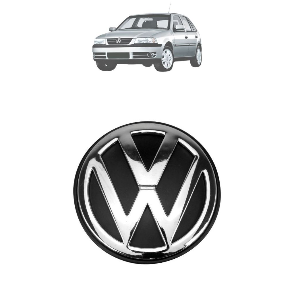 Emblema logo VW PORTA MALA GOL e PARATI G3/G4 SAVEIRO G4 em Oferta na Shopee