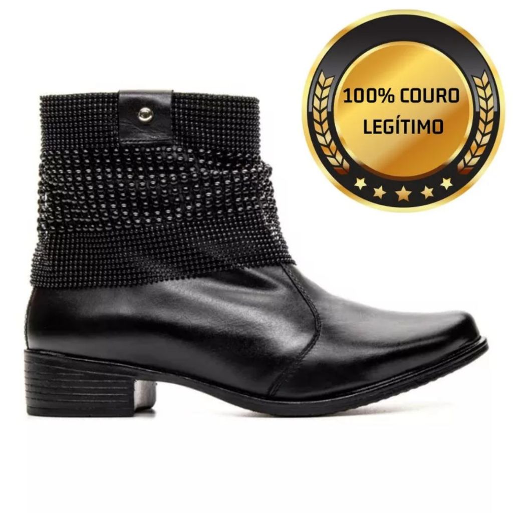 Bota Chelsea Couro Feminina: Onde Comprar | BuscaProdutos