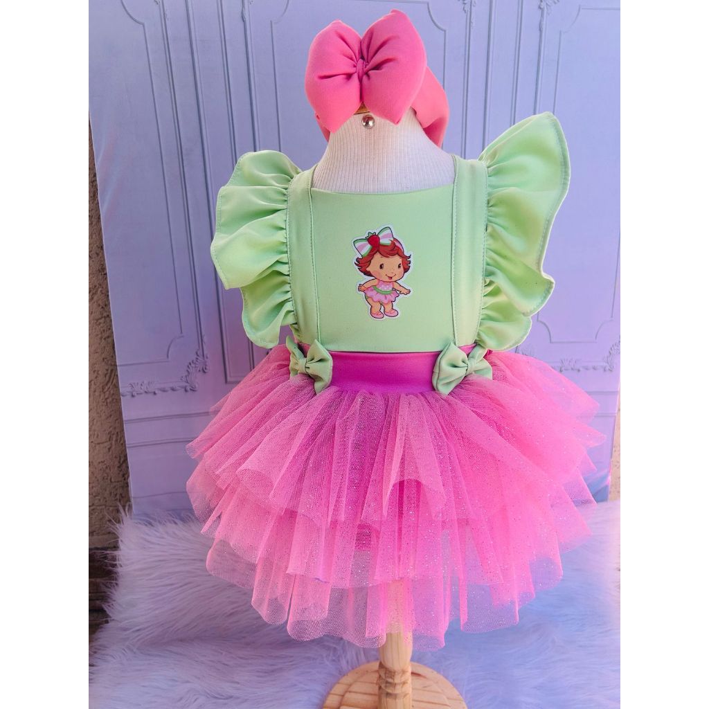 Vestido Moranguinho Baby Salopete Moranguinho Baby