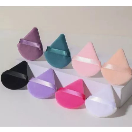 Kit 2 Kit 4 Kit 6 Esponja puff para maquiagem pó triangular almofada