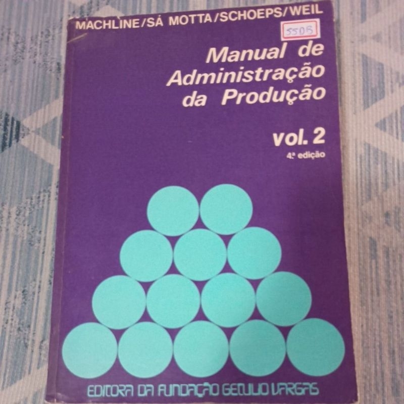Manual de Administração da Produção 2 Machline ( 2799b)