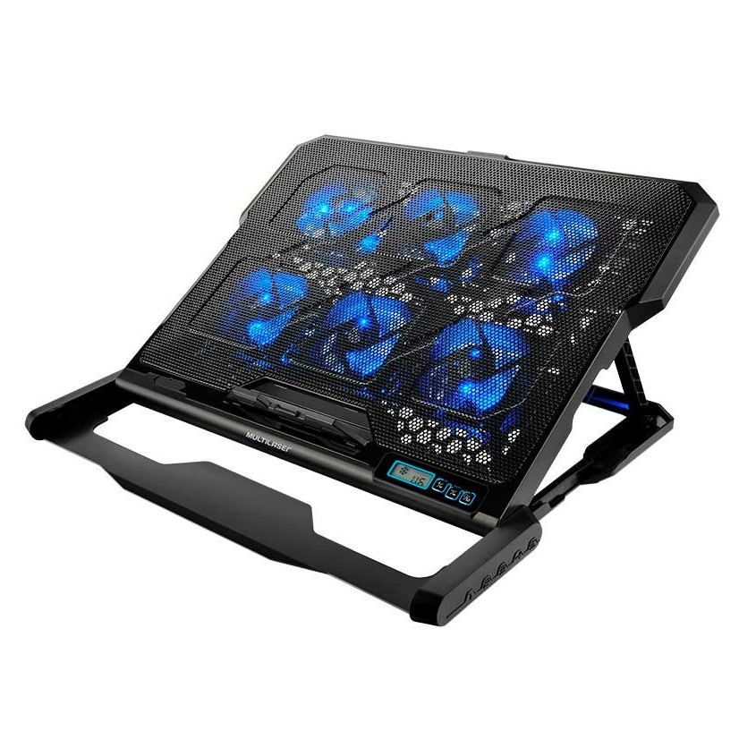 Cooler Para Notebook Com 6 Fans Led Cooler - AC282 5V DC em Oferta na Shopee