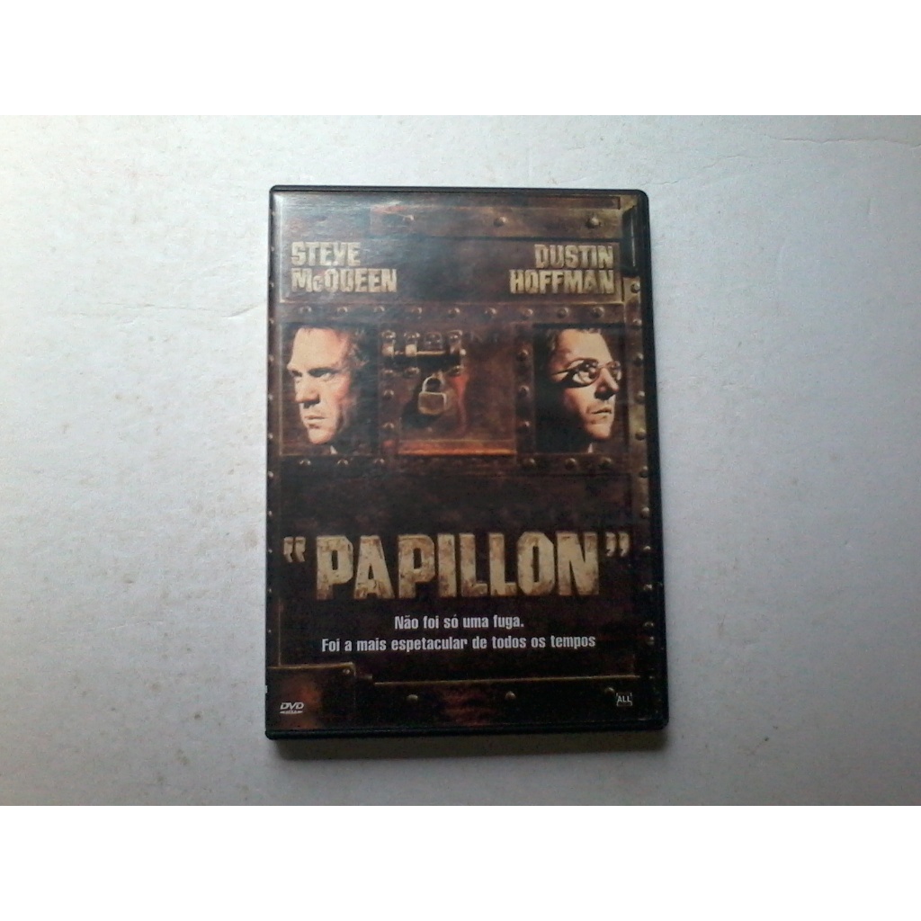 dvd Papillon - com Steve McQueen e Dustin Hoffman