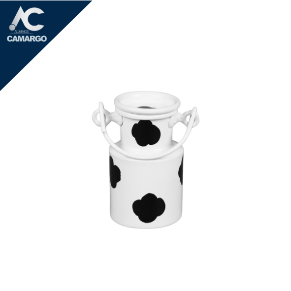 Leiteira de Alumínio com Mancha Vaca MINI 200ML em Oferta na Shopee