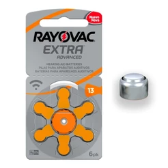 Pilha Auditiva 13 Rayovac Bateria Pr48 6 unidades