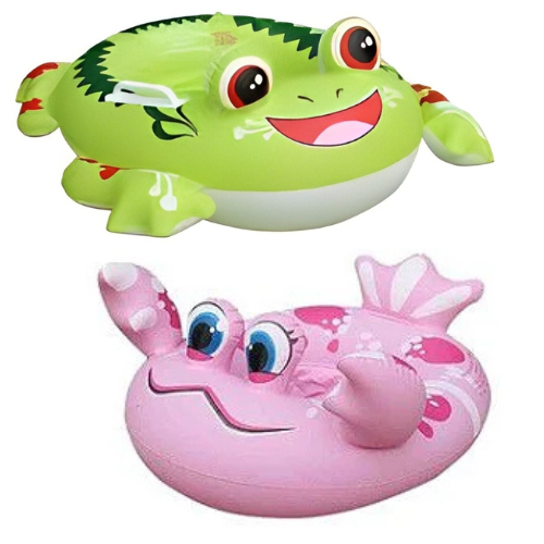 Boia Infatil formato Sapo Feminino e Masculino para Crianças Cor Rosa e Verde