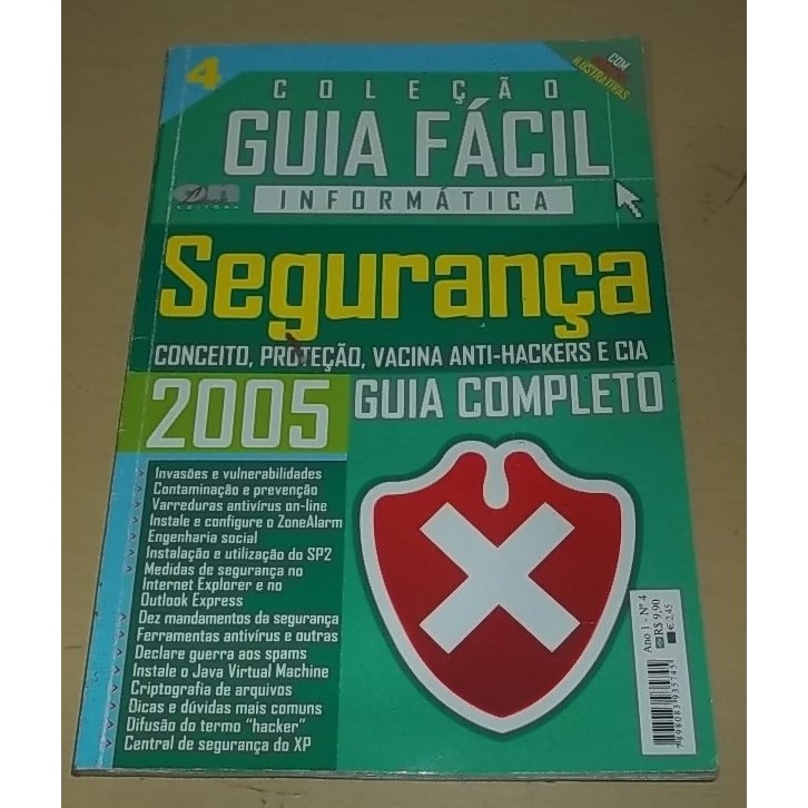 Livro Coleção Guia Fácil Informática - Segurança - Guia Completo