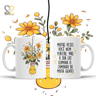 Caneca Personalizada com Nome Presente com Caixa | Amiga Professora Psicóloga em Oferta na Shopee