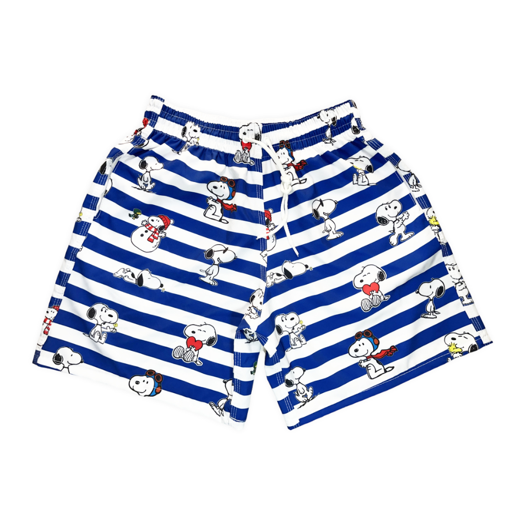 Short Masculino Snoopy Moda Praia Bermuda de  Elastano Alta Qualidade Conforto e Estilo