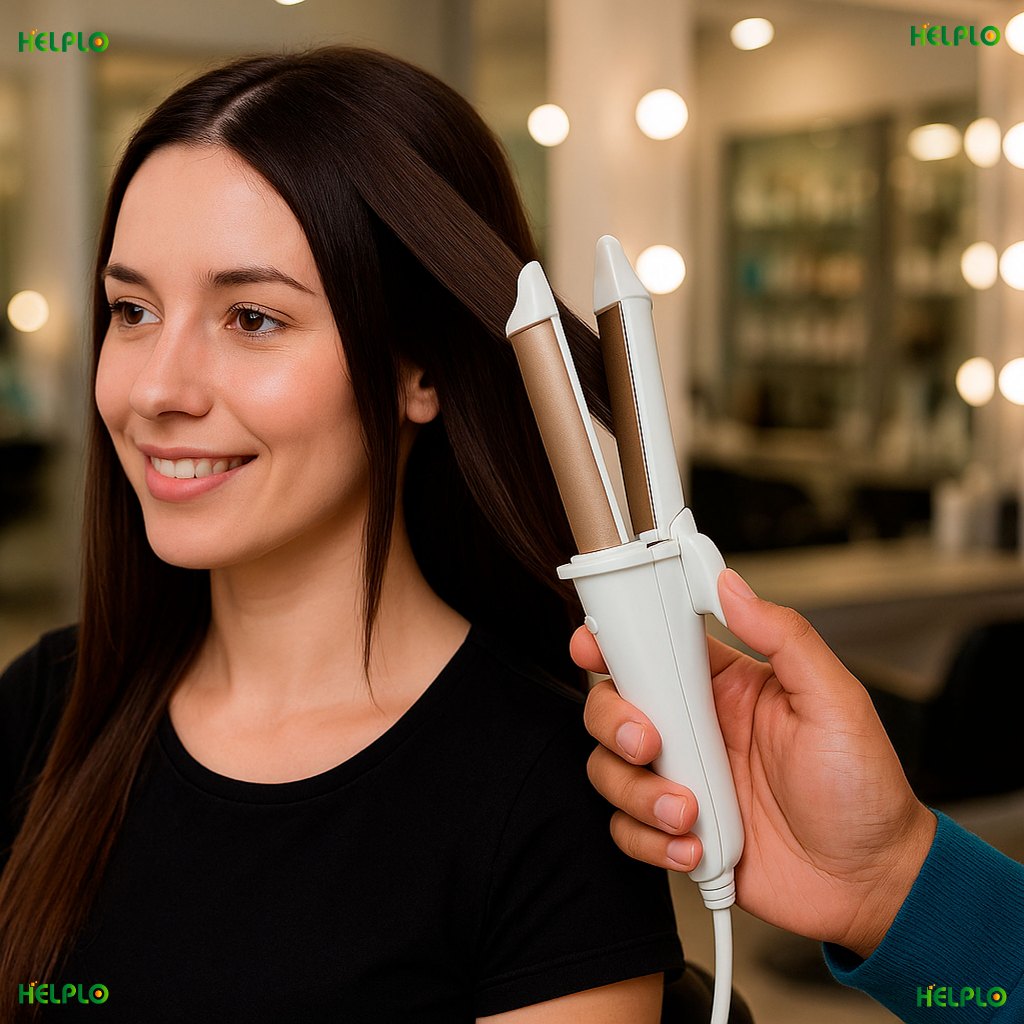 Modelador De Cachos E Chapinha 2 Em 1 Mini Alisador Profissional Bivolt Envio Hoje