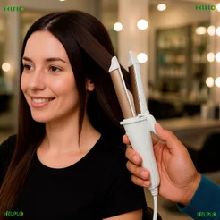 Modelador De Cachos E Chapinha 2 Em 1 Mini Alisador Profissional Bivolt Envio Hoje