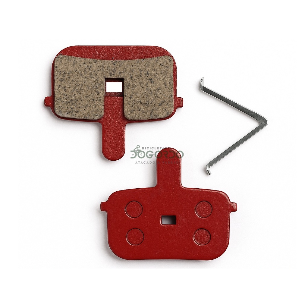 1 Jogo de Pastilha Freio a Disco Quadrada Vazada Com Mola Bike Aro 26 ou 29 - Alta Durabilidade em Oferta na Shopee