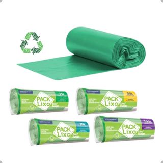 Saco De Lixo Reforçado Biodegradável 15 30 50 100 200 Litros em Oferta na Shopee