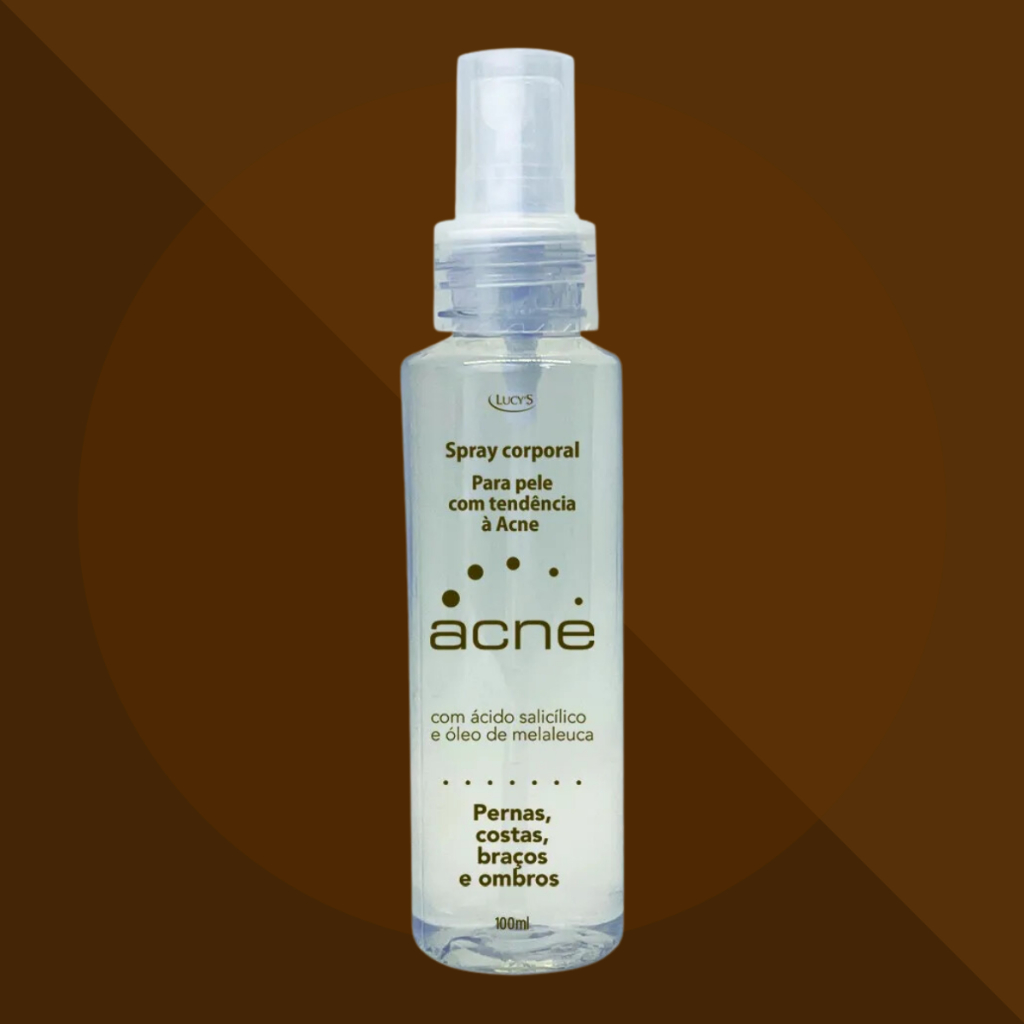 Spray Corporal Antiacne – Ácido Salicílico e Óleo de Melaleuca | 100ml