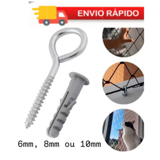 PITÃO e Bucha para Fixação com anel de 6, 8 e 10 mm em Oferta na Shopee
