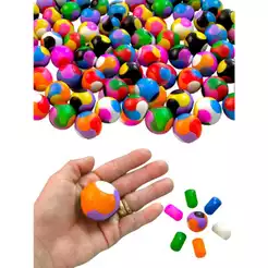 20 Bolinha Mágica De Montar Encaixar Brinquedo Infantil Estilo Cubo Mágico P/ Lembrancinha Prenda
