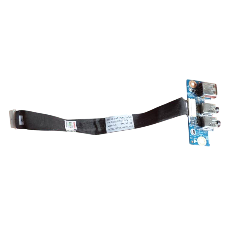 Asus K43u Placa USB e Saída de Áudio DC02001AP00