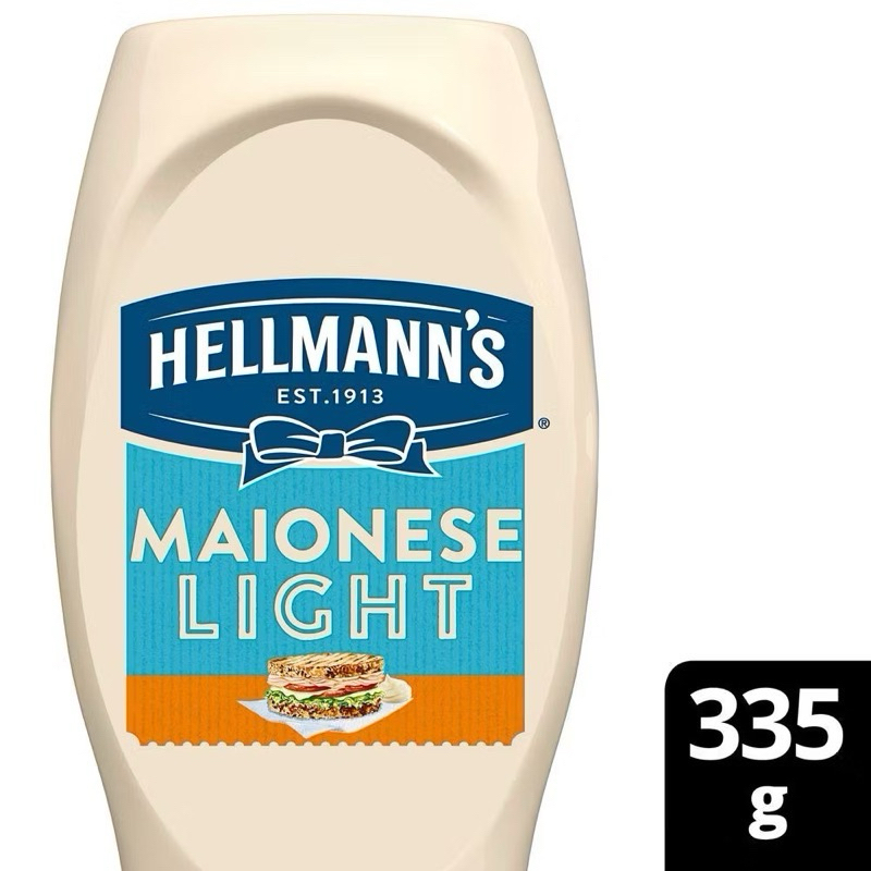 Maionese Light Hellmann's Squeeze Kit 2un 335g