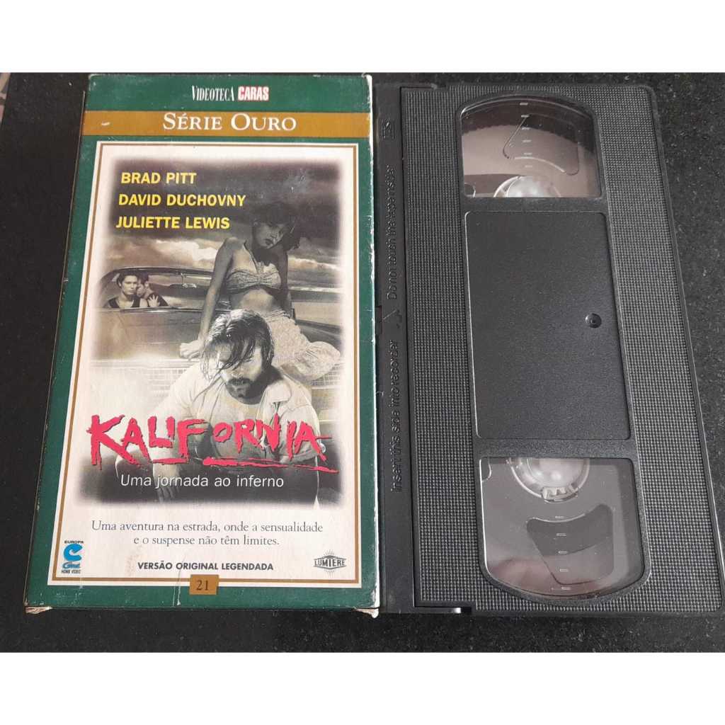 Kalifornia Uma Jonada ao Inferno Vhs Videoteca Caras Série Ouro