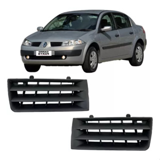 GRADE DIANTEIRA RENAULT MEGANE 2006 A 2013 DIREITA (PRETA) em Oferta na Shopee