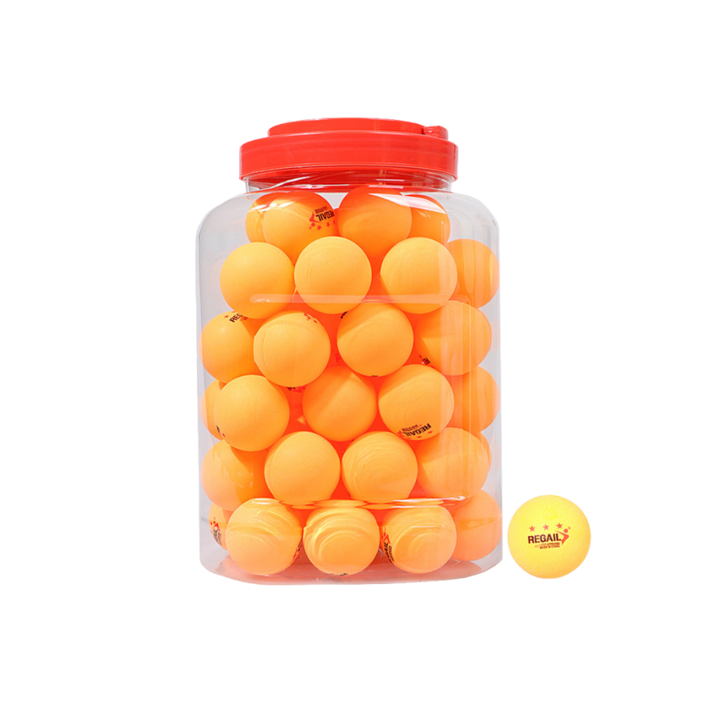Kit 60 Bolas De Tênis De Mesa Ping Pong 3 Star 40+ Em Pote Profissional