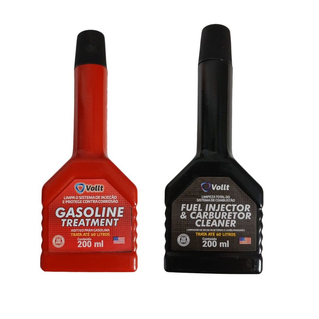 2 Aditivos Gasolina e Limpa Bico descarbonizante 200ml em Oferta na Shopee