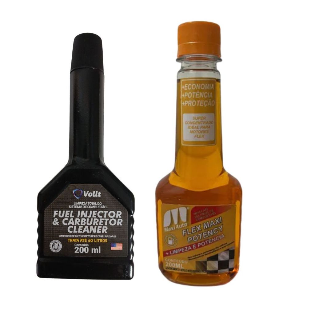 2 Aditivo De Combustível Flex E Limpa Bico 200ml em Oferta na Shopee