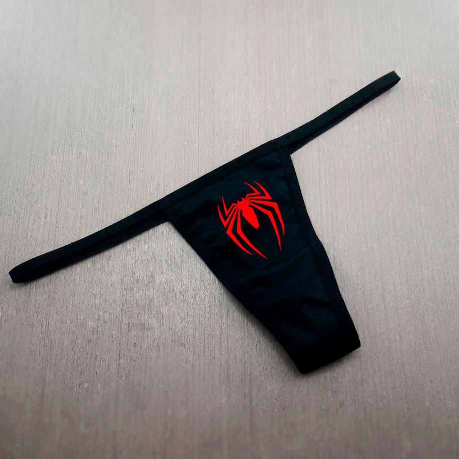 Calcinha Homem Aranha Fio Dental Spider-Man Estampa Quadrinhos Comics Marvel Super Heróis Spider Man em Oferta na Shopee