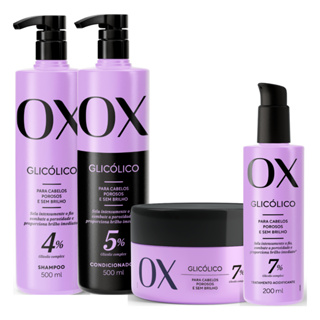 Kit Ox Glicólico Tratamento Completo 500Ml em Oferta na Shopee