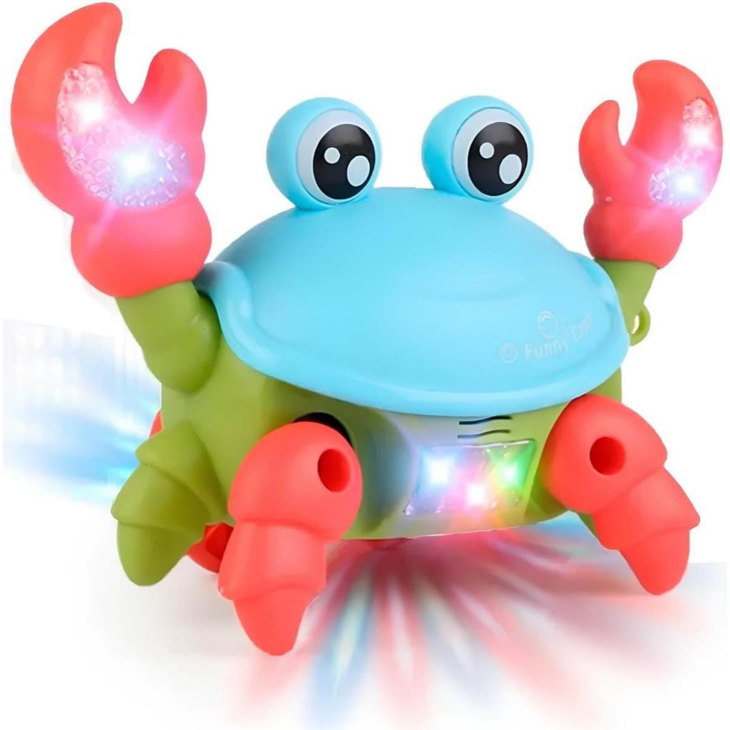 Brinquedo Caranguejo Fujão Musical Som Luz E Movimento Brinquedo Caranguejo Fujão
