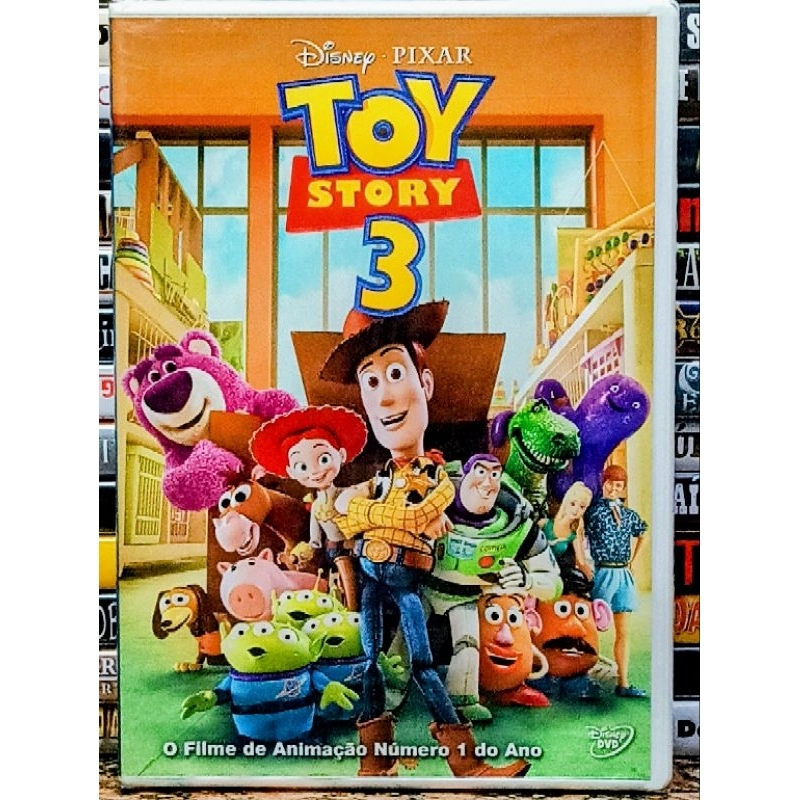 DVD Toy Story 3 - Edição ORIGINAL - Animação Infantil / Aventura / Inclusão - Novo Lacrado