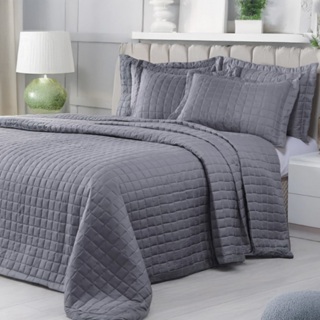 Cobre Leito Toque Aveludado Percal 400 Fios Com Porta Travesseiro Colcha Solteiro Casal Queen King em Oferta na Shopee