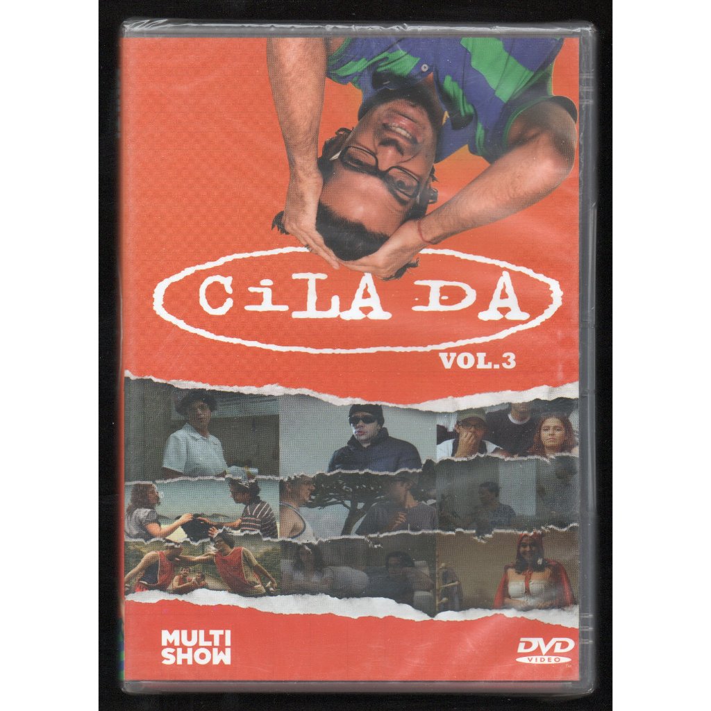 DVD Cilada Vol.3 | Bruno Mazzeo | Multishow (Lacrado)