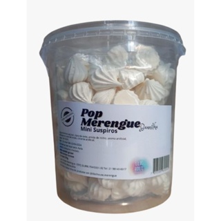 Pop Merengue pote 250gr - Mini suspiros em Oferta na Shopee