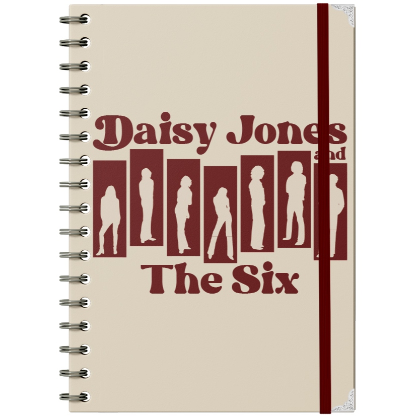 Caderno Capa Dura Pautado 90g Daisy Jones and The Six