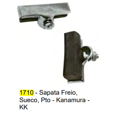 2 PARES DE SAPATA / PATIM / BORRACHA DE FREIO MODELO MONARK ANTIGA