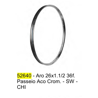 ARO / FRIZO / JANTES 26 BALAO MODELO ANTIGO CROMADO 36 FUROS preço unitario