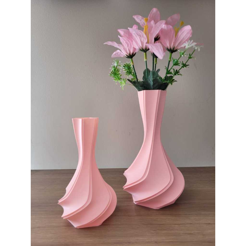 Vasos de Plantas decorativos3d p/ mesa Rack Sala e ambientes