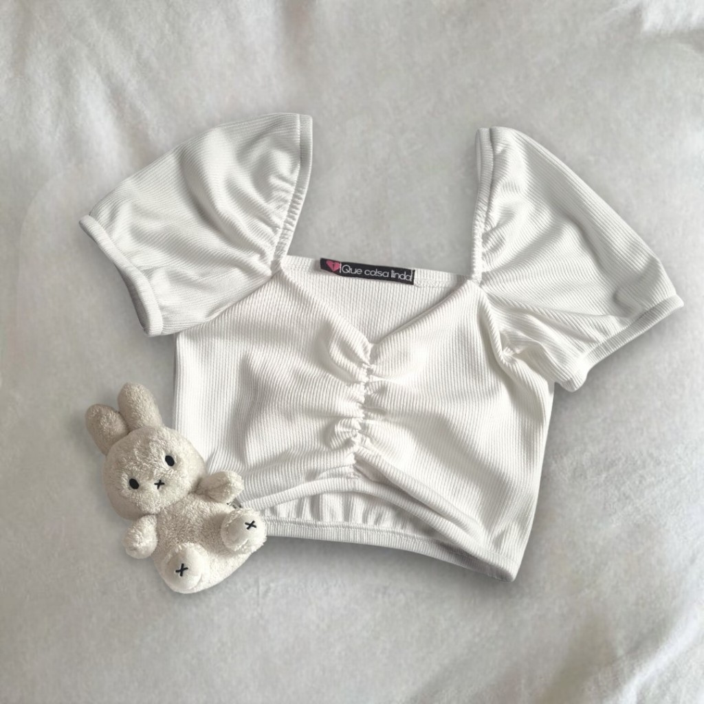 Cropped Preto Manga Curta: Onde Comprar | BuscaProdutos