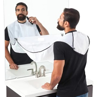 Avental Capa Para Barbear, Babador Apanhador de Aparas de Barba , Capa Avental cuidados barba em Oferta na Shopee