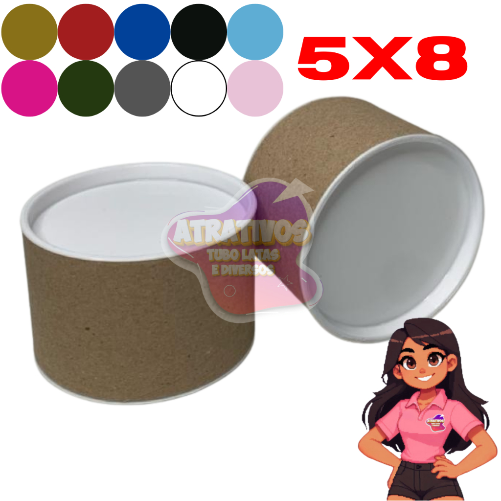 60  Unidades -Tubolata 5x8 Personalizar - Tubolatas - Tubo Latas - Fabricantes em Oferta na Shopee
