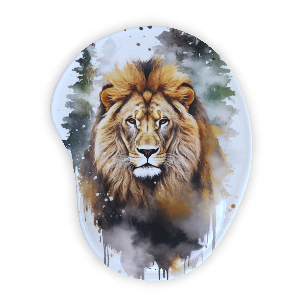 Mouse Pad com apoio - acessório informática computador, neopreme com emborrachado, estampas impressão digital