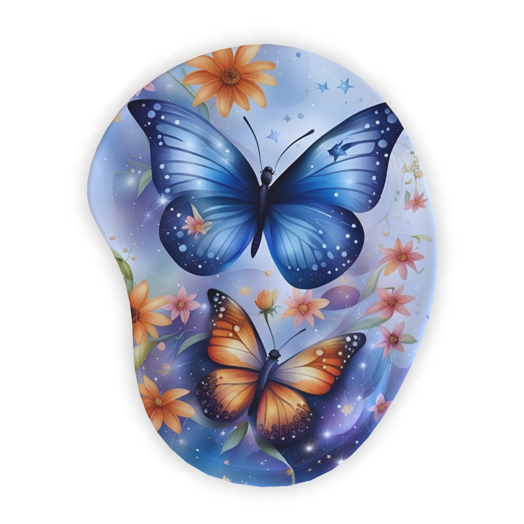 Mouse Pad com apoio - acessório informática computador, neopreme com emborrachado, estampas impressão digital