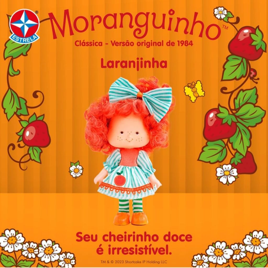Boneca Laranjinha Coleção Moranguinho - Estrela