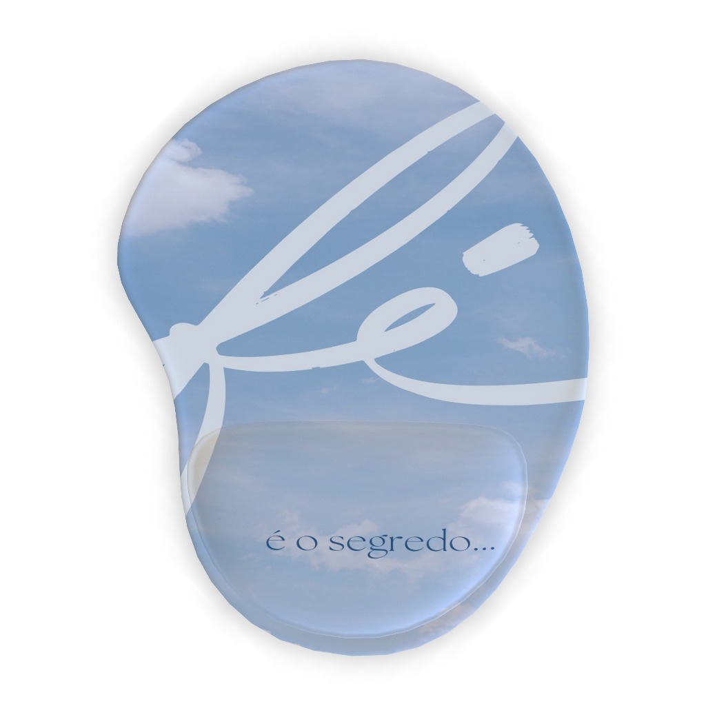 Mouse Pad com apoio - acessório informática computador, neopreme com emborrachado, estampas impressão digital