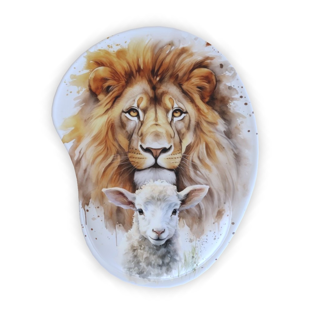 Mouse Pad com apoio - acessório informática computador, neopreme com emborrachado, estampas impressão digital