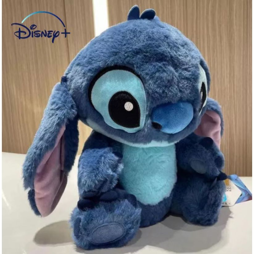 Stitch pelúcia 55cm 45cm 35cm 25cm super fofinho felpudo anti-alérgico 100% pelucia em Oferta na Shopee
